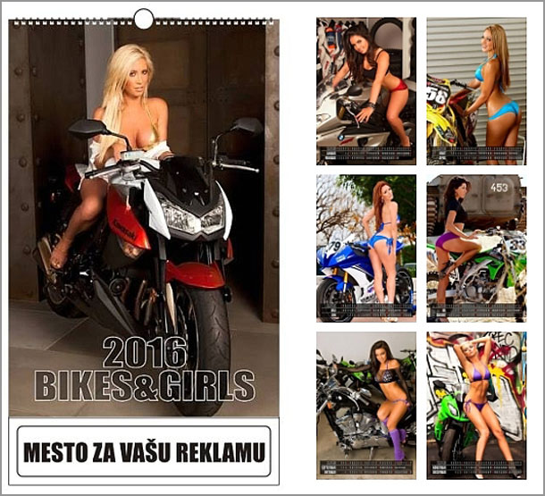 kalendar bike girls 2016
