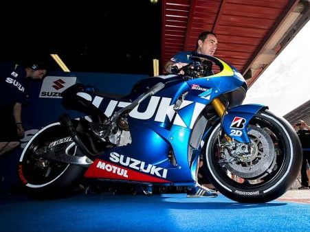 Suzukijev MotoGP test