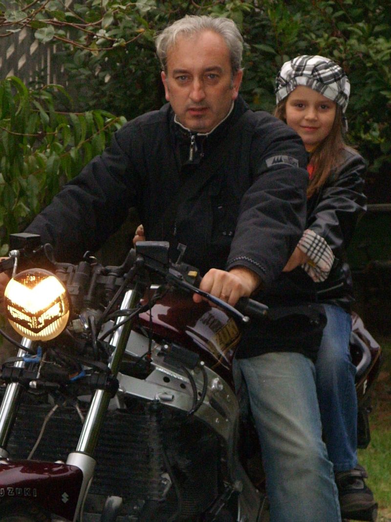 Kristina na motoru