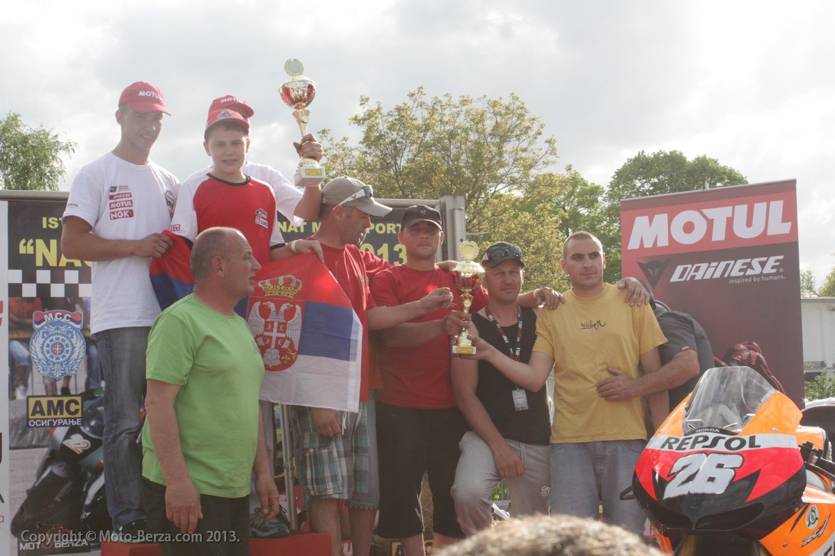 Moto trka - Batajnica - Proglašenje