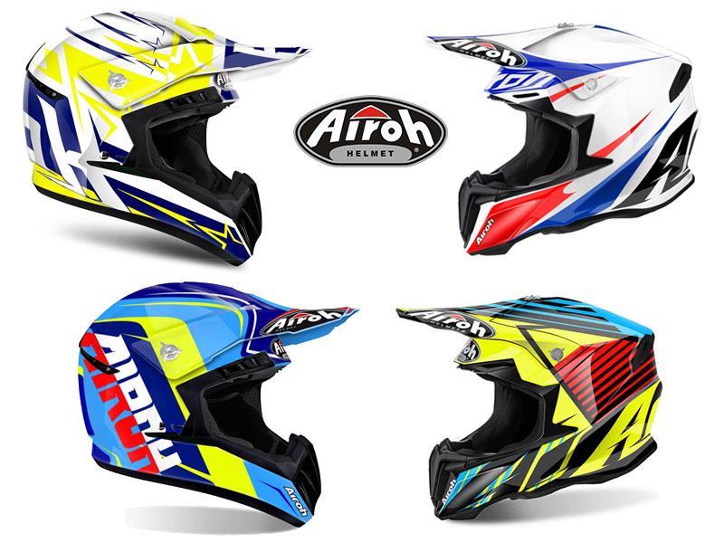 Airoh Commander Duo Full Face Fiber Helmet Gloss Matt Black