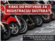 Kako do potvrde za registraciju skutera?