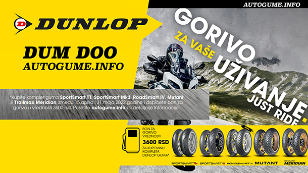 dunlop moto gume akcija