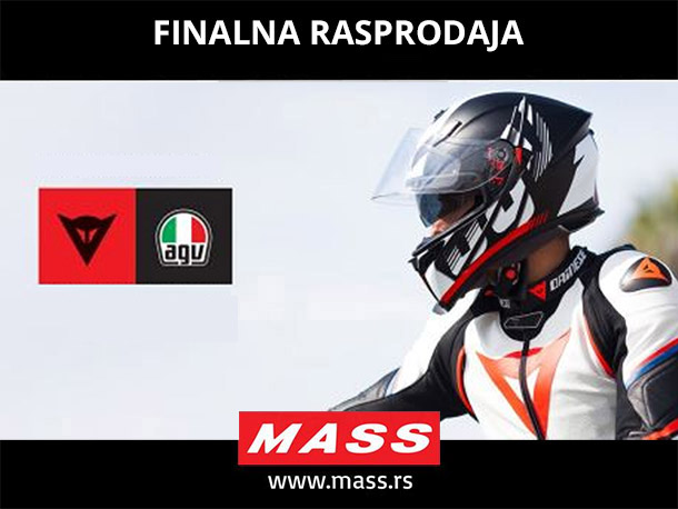 mass comany dainese i agv