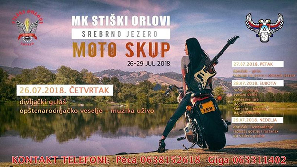 moto skup srebrno jezero