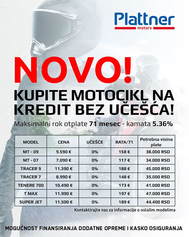 yamaha motocikli na kredit